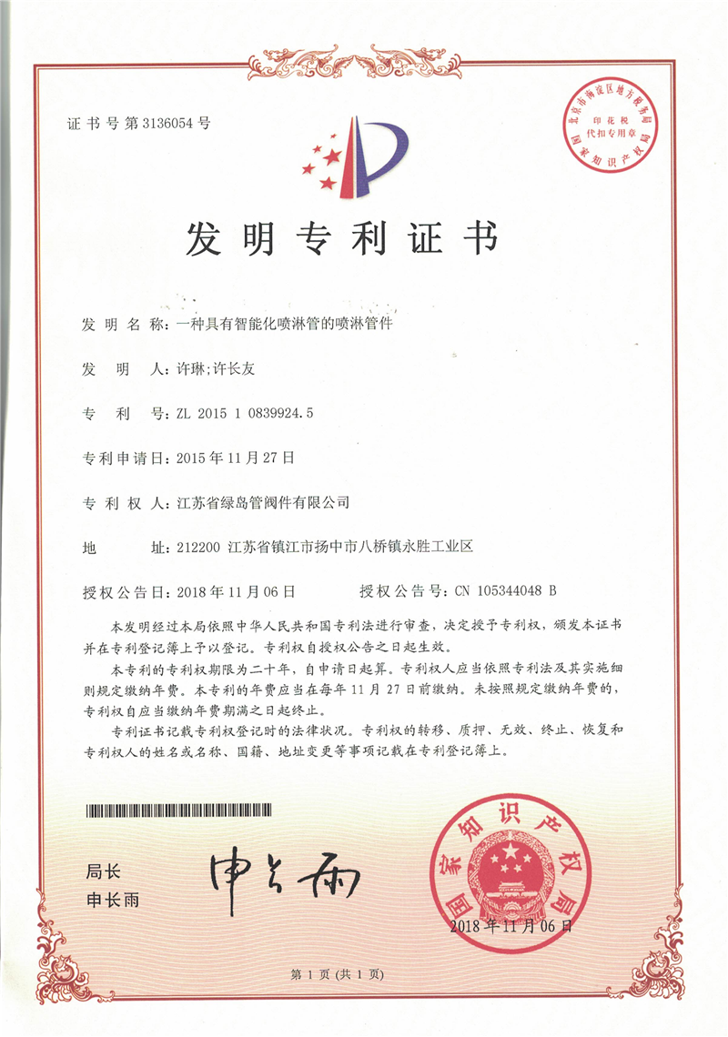 patent for invention
