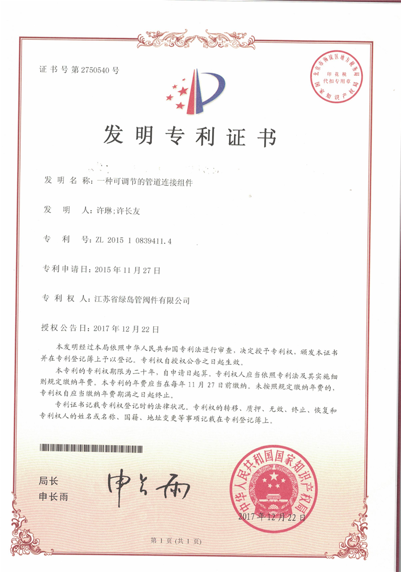 patent for invention